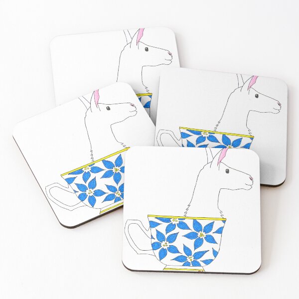 Item preview, Llama in a Teacup designed and sold by Bountiful Creatures.