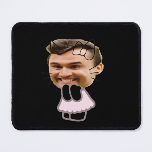 Item preview, Funny Cat Face Meme Tee - Hilarious Human Kitty Mashup (Kirk) designed and sold by Kirkify-designs.