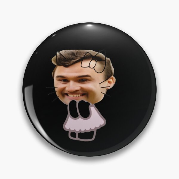 Item preview, Funny Cat Face Meme Tee - Hilarious Human Kitty Mashup (Kirk) designed and sold by Kirkify-designs.