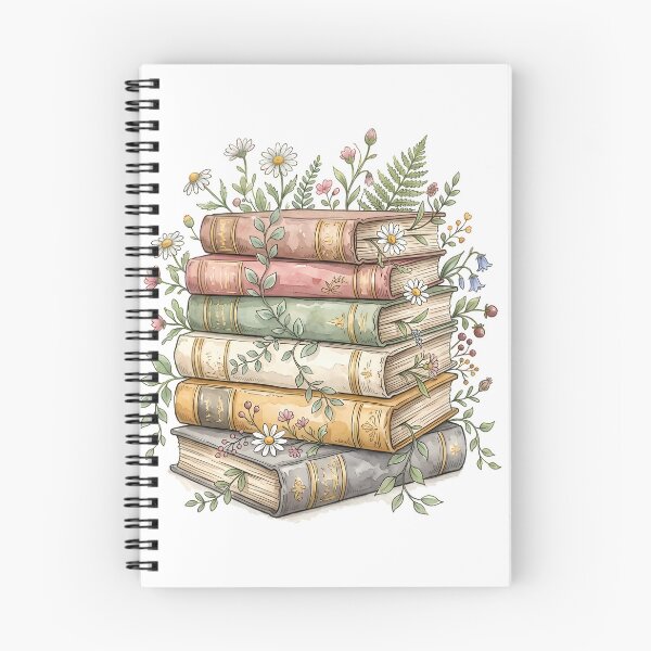 Item preview, Books Growing Wildflowers Bookish Floral designed and sold by alvixVerse Merch.