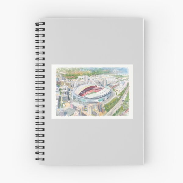 Item preview, Wembley Stadium Aerial View Watercolour designed and sold by ArtworkNorth.