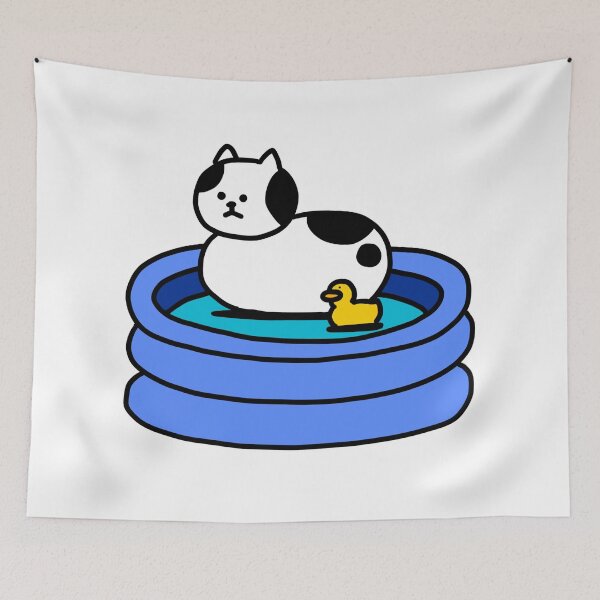 Item preview, Floating Cat designed and sold by superbaechoo.