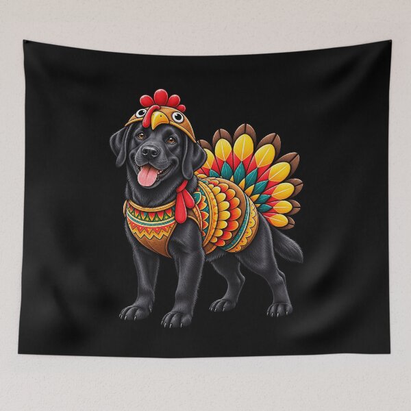 Item preview, Funny Black Labrador Turkey Costume Thanksgiving Dog Lover designed and sold by rafaeltto.
