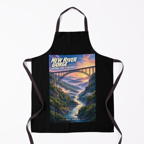 Item preview, New River Gorge National Park & Preserve - West Virginia designed and sold by GoodOldVintage.
