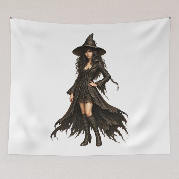 Item preview, Victorian Witch | Gothic Halloween Art designed and sold by Whatever Works.