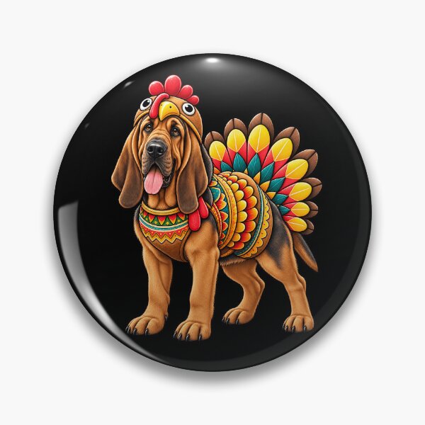 Item preview, Funny Bloodhound Turkey Costume Thanksgiving Dog Lover designed and sold by rafaeltto.