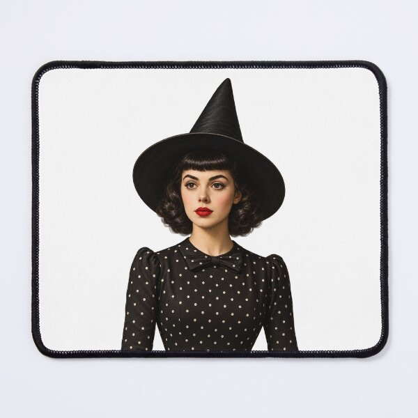 Item preview, The Midnight Witch | Vintage Halloween Art designed and sold by Whatever Works.