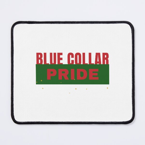 Item preview, Blue Collar Pride Blue Collar Shirt College Tee designed and sold by Worn and Witty.