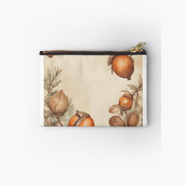 Item preview, Acorns, Chestnuts and Pine Cones Watercolor designed and sold by ChromaLens.