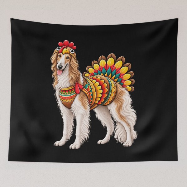 Item preview, Funny Borzoi Turkey Costume Thanksgiving Dog Lover designed and sold by rafaeltto.