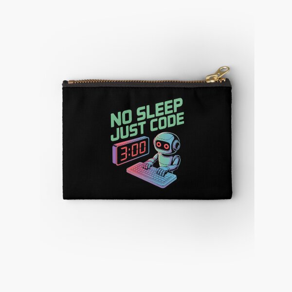 Item preview, No Sleep, Just Code – Funny Programmer AI Humor Design designed and sold by Jollys-ArtShop.