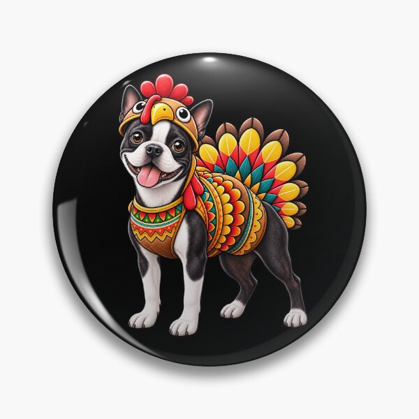 Item preview, Funny Boston Terrier Turkey Costume Thanksgiving Dog Lover designed and sold by rafaeltto.