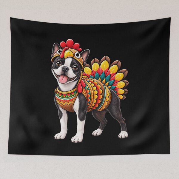Item preview, Funny Boston Terrier Turkey Costume Thanksgiving Dog Lover designed and sold by rafaeltto.