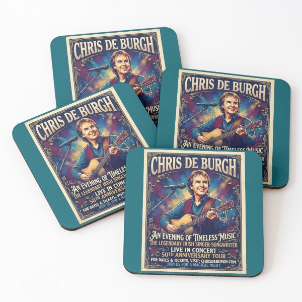 Artikelvorschau, Chris de Burgh Retro-Poster entworfen und verkauft von Halifaxartguy.