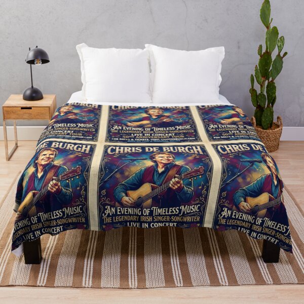 Artikelvorschau, Chris de Burgh Retro-Poster entworfen und verkauft von Halifaxartguy.