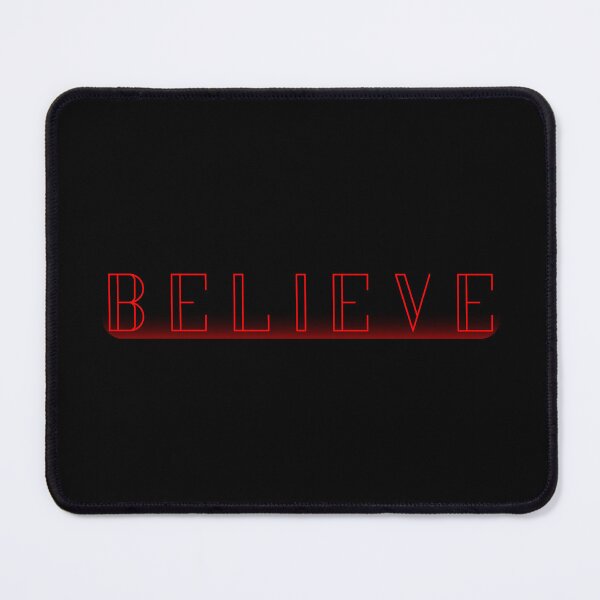 Item preview, Believe Red Neon Typography | Self Belief Motivation designed and sold by Detroja Typography.