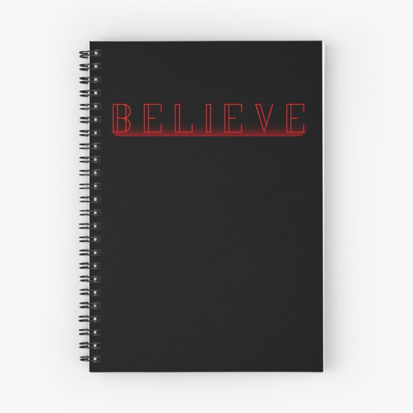 Item preview, Believe Red Neon Typography | Self Belief Motivation designed and sold by Detroja Typography.