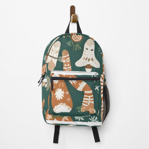 Item preview, Gingerbread Men and Snowflakes on Forest Green designed and sold by ChromaLens.