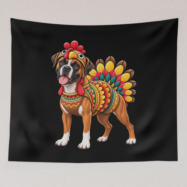 Item preview, Funny Boxer Turkey Costume Thanksgiving Dog Lover designed and sold by rafaeltto.