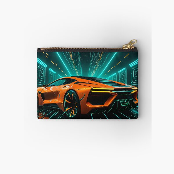 Item preview, Cyberpunk Supercar Neon City Tunnel Art designed and sold by 5KQuality.
