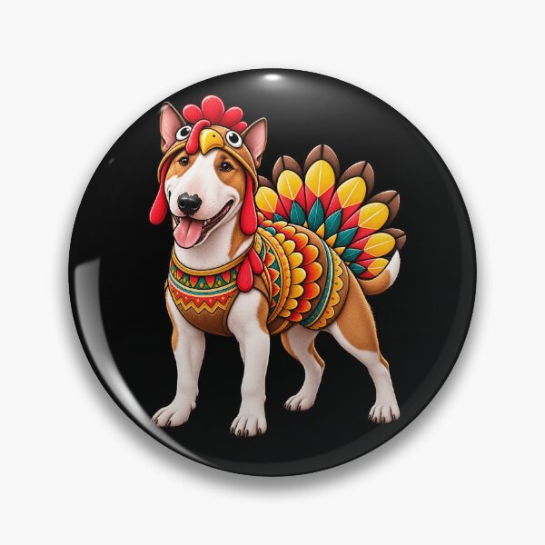 Item preview, Funny Bull Terrier Turkey Costume Thanksgiving Dog Lover designed and sold by rafaeltto.