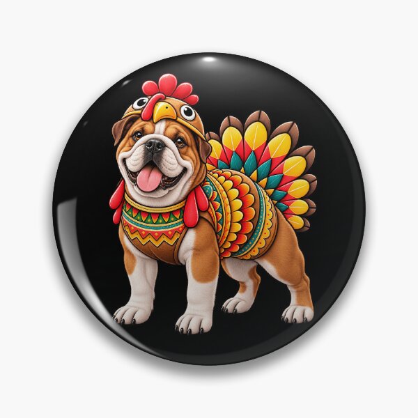 Item preview, Funny Bulldog Turkey Costume Thanksgiving Dog Lover designed and sold by rafaeltto.