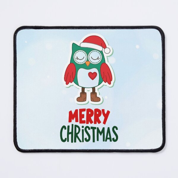 Item preview, Cute Merry Christmas Owl Holiday Art designed and sold by stormk10.