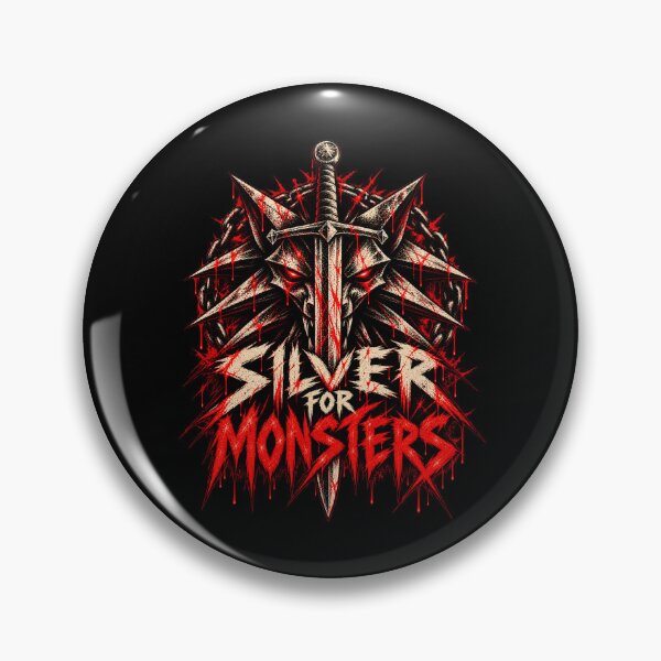 Item preview, Silver for Monsters Witcher designed and sold by Pandaburba.
