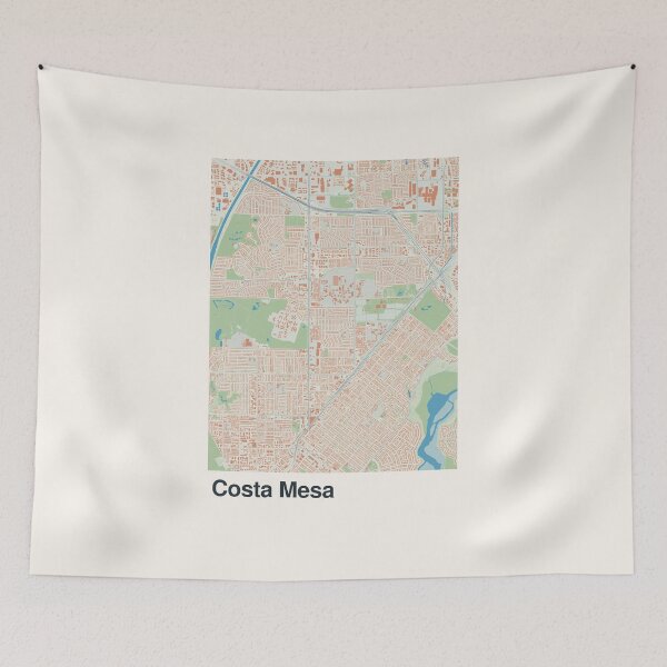 Item preview, Costa Mesa Minimalistic Map Art designed and sold by MapsNerd.