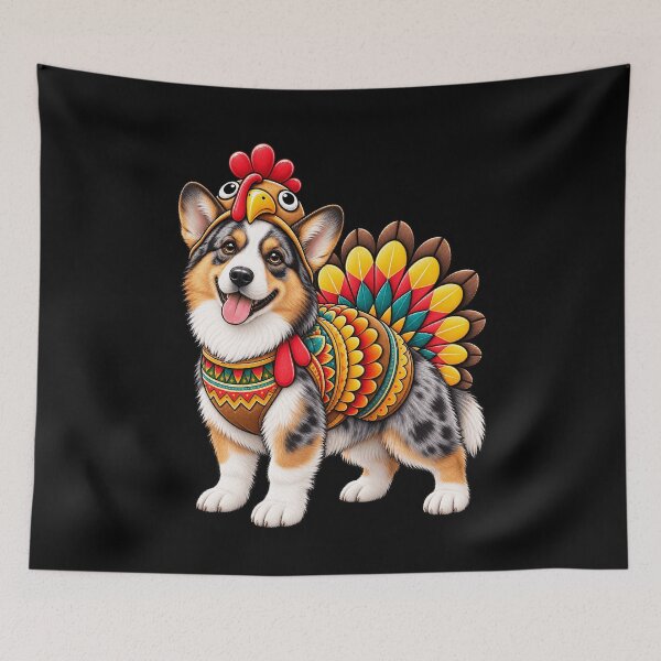 Item preview, Funny Cardigan Welsh Corgi Turkey Costume Thanksgiving Dog Lover designed and sold by rafaeltto.