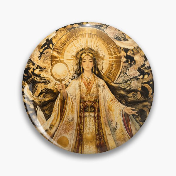Item preview, Japanese Sun Goddess & Shinto Kami Art | Amaterasu designed and sold by kaxymax.