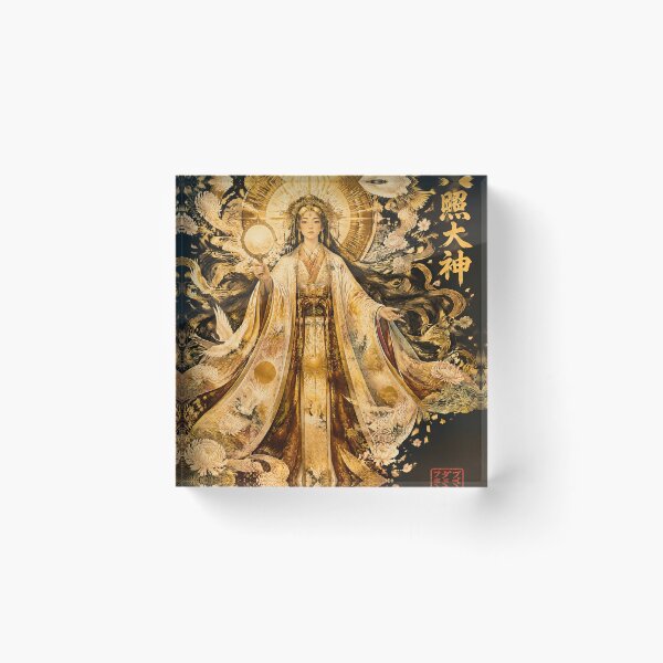 Item preview, Japanese Sun Goddess & Shinto Kami Art | Amaterasu designed and sold by kaxymax.