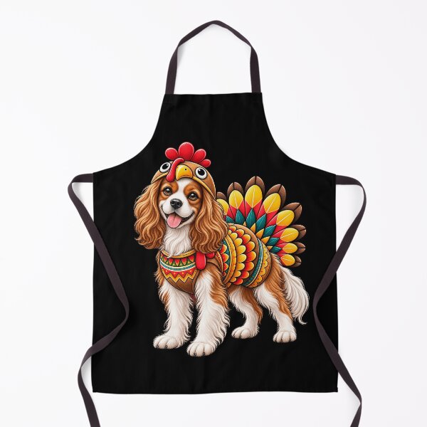 Item preview, Funny Cavalier King Charles Spaniel Turkey Costume Thanksgiving Dog Lover designed and sold by rafaeltto.