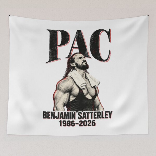 Item preview, Memorial de PAC, Tributo a Benjamin Satterley, Lucha Libre AEW, Lucha Libre Neville, Memorial de Lucha Libre Profesional designed and sold by Dr-Hulk-Grock.