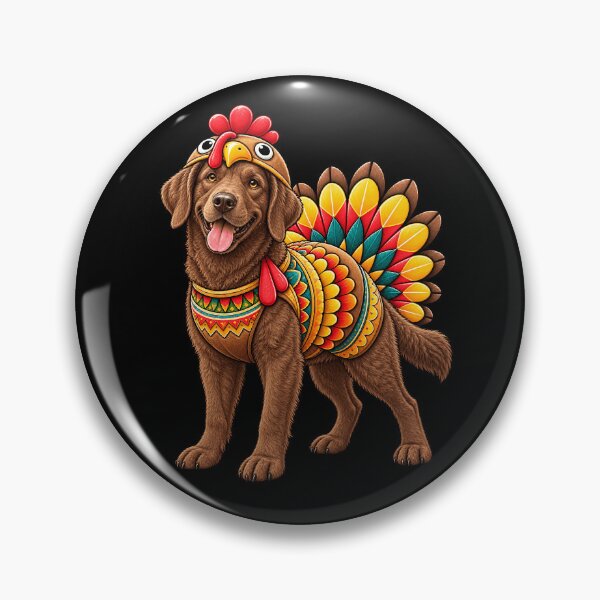 Item preview, Funny Chesapeake Bay Retriever Turkey Costume Thanksgiving Dog Lover designed and sold by rafaeltto.