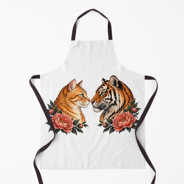 Item preview, Orange Tabby Cat Tiger Peony designed and sold by Old's Cool Cat Studio.