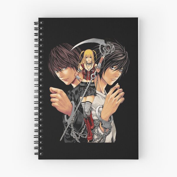Artikelvorschau, Shinigami Notebook Trio Noir Oversized entworfen und verkauft von LynnGablestore.
