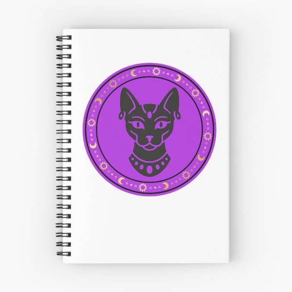 Item preview, Purple Sun and Moon Bastet Design designed and sold by Witch Joseph.