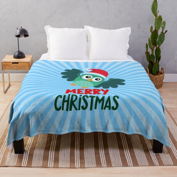 Item preview, Cute Merry Christmas Owl Holiday Art designed and sold by stormk10.