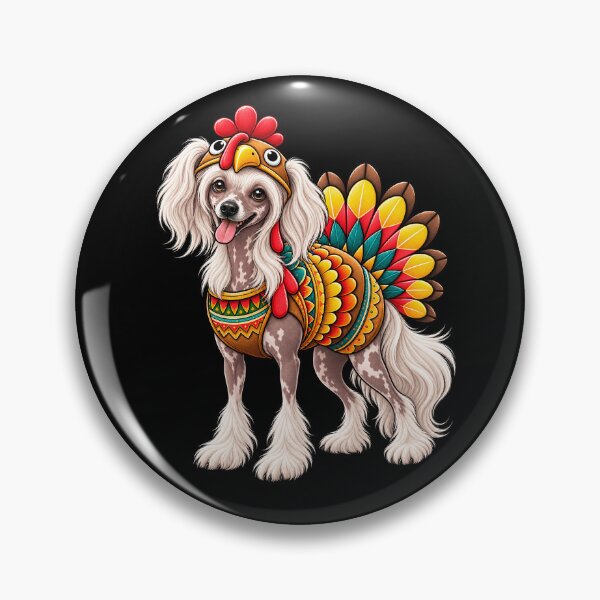 Item preview, Funny Chinese Crested Turkey Costume Thanksgiving Dog Lover designed and sold by rafaeltto.