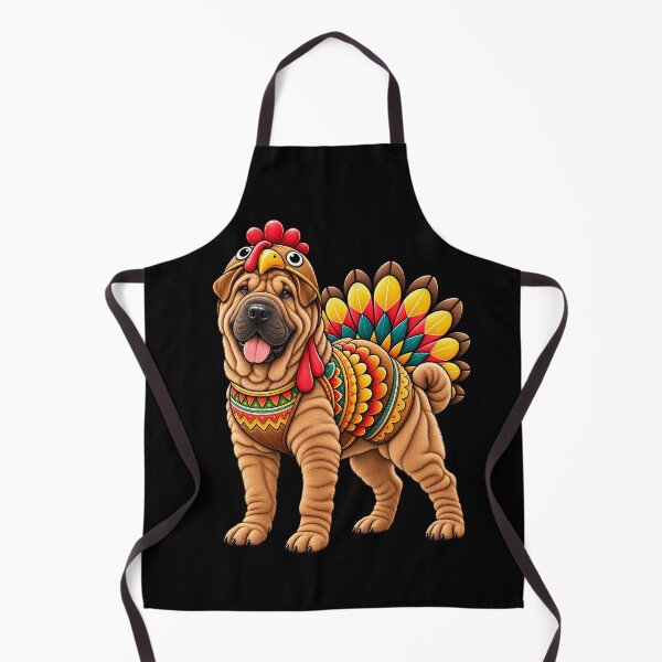 Item preview, Funny Chinese Shar-Pei Turkey Costume Thanksgiving Dog Lover designed and sold by rafaeltto.