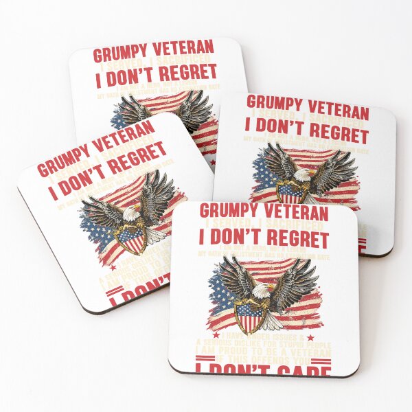 Item preview, Grumpy Veteran I Served I Sacrificed I Don’t Regret designed and sold by KireVeronica.