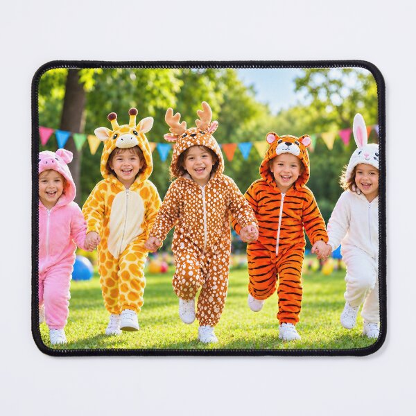 Item preview, Happy Children in Animal Costumes designed and sold by MagicCrystal.