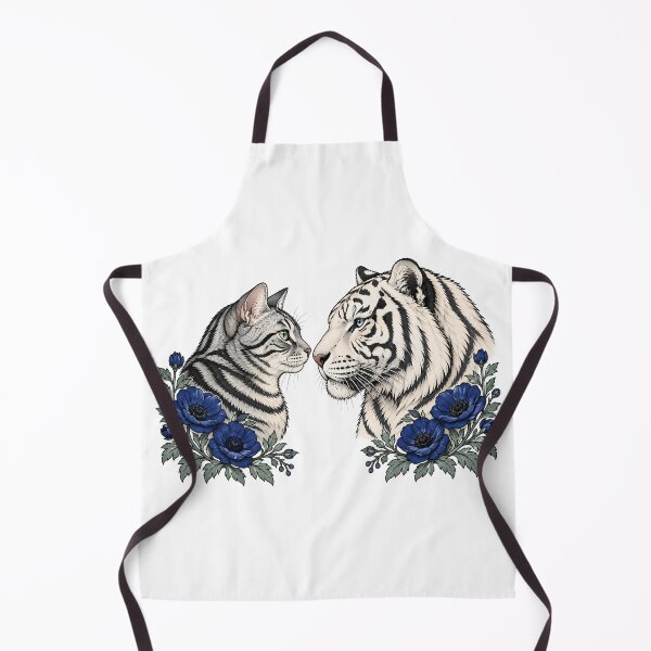 Item preview, Silver Tabby Cat White Tiger Anemone designed and sold by Old's Cool Cat Studio.