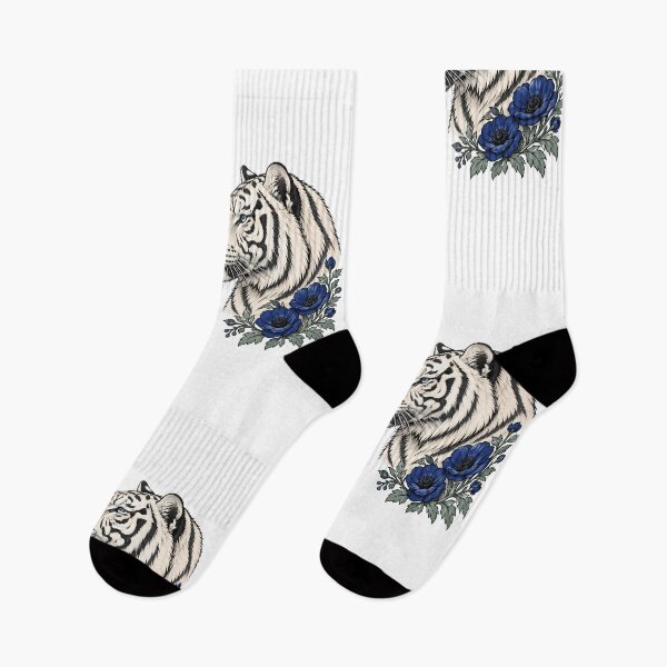 Item preview, Silver Tabby Cat White Tiger Anemone designed and sold by Old's Cool Cat Studio.
