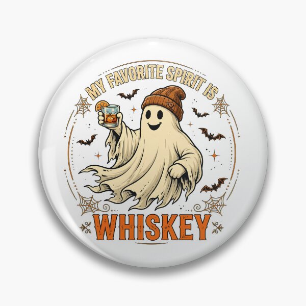 Artikelvorschau, Ghost Whiskey Halloween „Mein Lieblingsgeist“-T-Shirt entworfen und verkauft von Maladies.