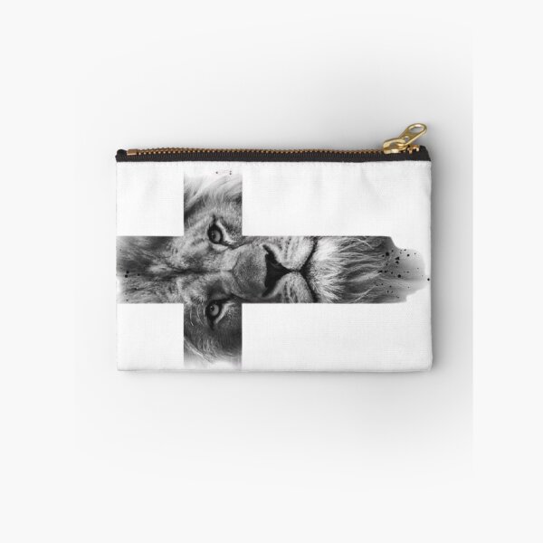 Item preview, Lion of Judah Cross Design – Black and White Christian Photo Art designed and sold by EatPrayLive.
