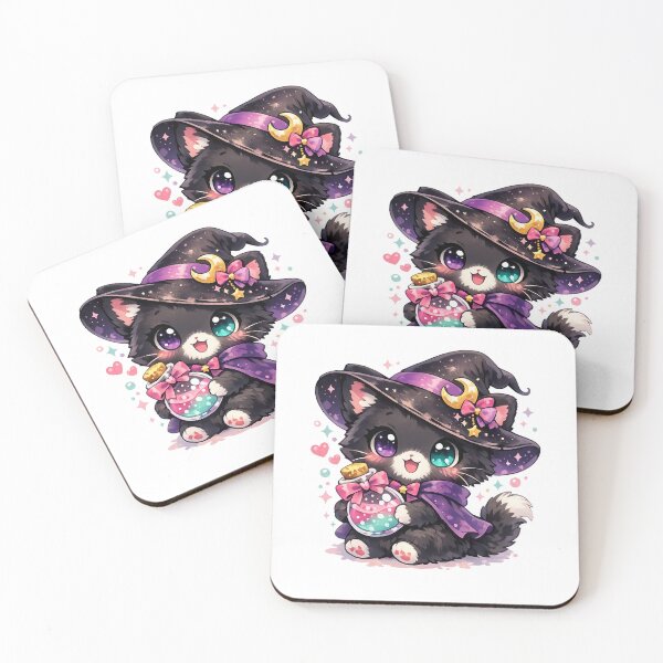 Item preview, Pastel Potion Witch Cat designed and sold by Sommium .
