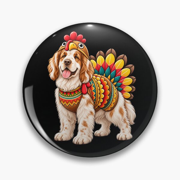 Item preview, Funny Clumber Spaniel Turkey Costume Thanksgiving Dog Lover designed and sold by rafaeltto.