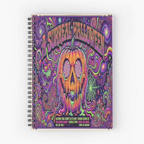 Item preview, A variation of Psychedelic Halloween poster designed and sold by Solomon-Ent-144.